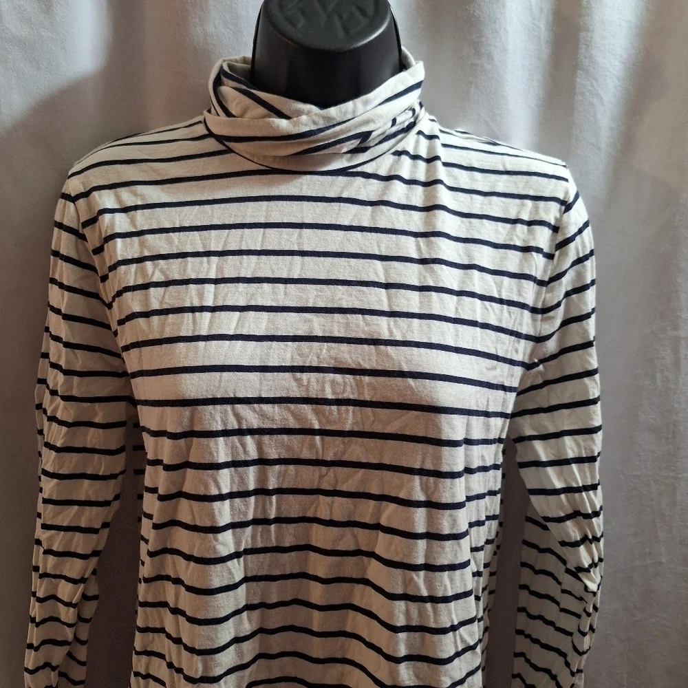 J.Crew striped turtleneck size medium